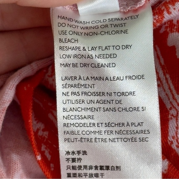 Free‎ People Mimi Tunic Lavender Combo Linen Blend Top Size XS Women - Picture 7 of 9